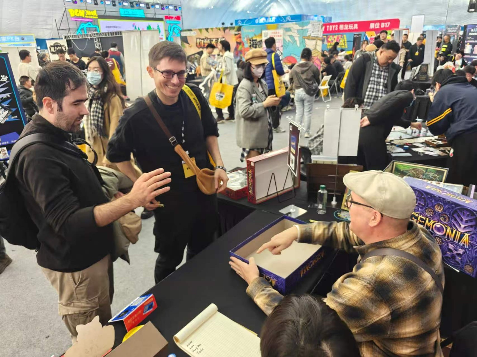 Infinity Operating Game The people around the table · Infinity Hex Games